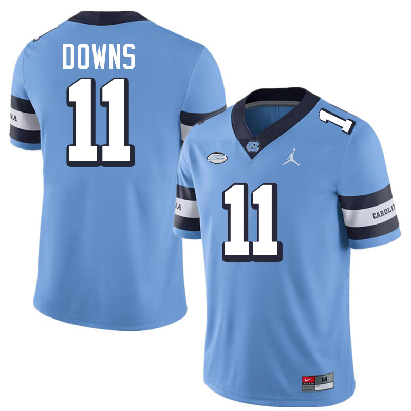 Josh Downs UNC Jerseys,North Carolina Tar Heels #11 Josh Downs Football Jerseys-Throwback Blue Josh Downs UNC Jerseys,North Carolina Tar Heels #11 Josh Downs Football Jerseys-Throwback Blue